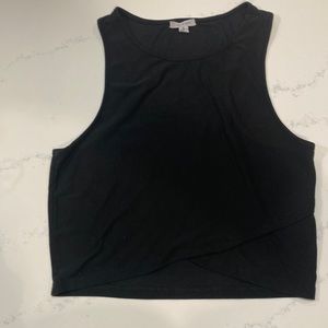 Super soft Basic black crop tank top
